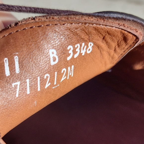Allen Edmonds Brown Leather Cap-Toe Derby Shoes main image 5